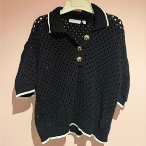 Brave Soul crochet knit 🧶 sweater top